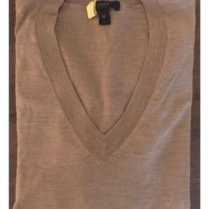 JCrew Women’s Oversized Lightweight VNeck Sweater